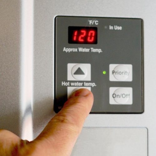 Electric Water Heater Temperature Panel in Johnson City